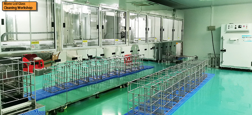 کارگاه تمیز کردن شیشه های Mono LCD