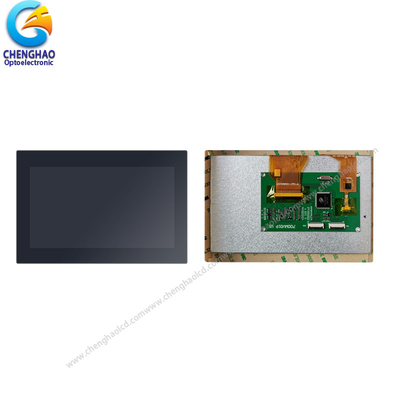 ODM 7 Inch Capacitive LCD Touch Screen 50 Pin MCU Interface 800x480 TFT Display Module