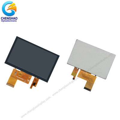 800*480 Capacitive TFT LCD Display 5.0 Inch 40pin Free Viewing Angle