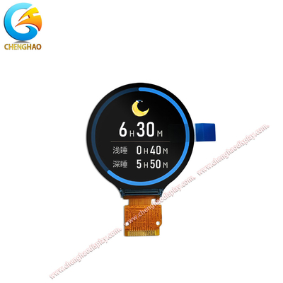 1.3 Inch Round TFT LCD Display Supplier 240x240 Pixels 12 Pins SPI Interface