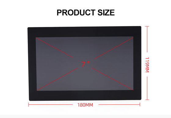 High Resolution 3.2V 40mA 7 Inch LCD Module With Capacitive Touch