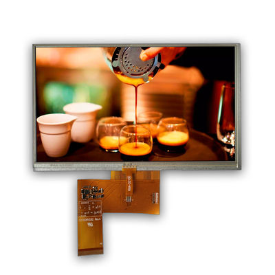 7 Inch High Backlight Resistive LCD Display 800×480 24 Bit RGB 700cd/M2