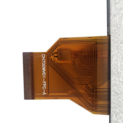 7 In  50 Pin 250cd/m2 800x480 Rgb Tft Lcd Monitor CH700WV01 For Car