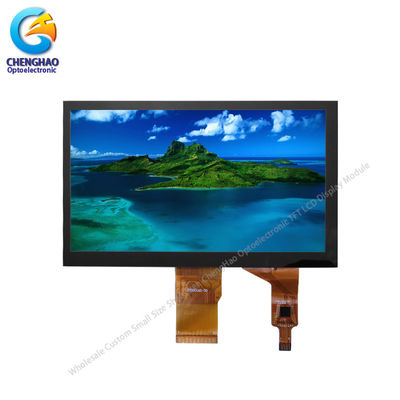7" 800x480 Industrial Touch Screen Monitor 250cd/M2 Capacitive Panel