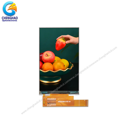 4.3 اینچ منفی صفحه نمایش LCD 480x800 رزولوشن ماژول نمایش سریال LCD