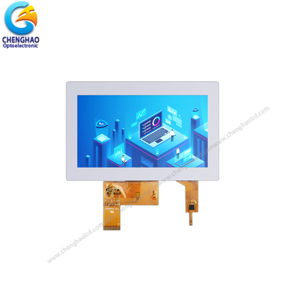 صفحه نمایش لمسی ظرفیتی LCD 800*480 TFT 7 اینچ با رابط RGB 40 پین