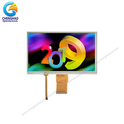 7.0 اینچ صفحه نمایش لمسی 350 Cd / M2 با رابط RGB موازی 24 بیتی