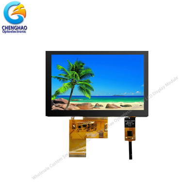 5صفحه نمایش رنگی 0.0 اینچی 800x480 40pin TFT LCD Capacitive Touchscreen