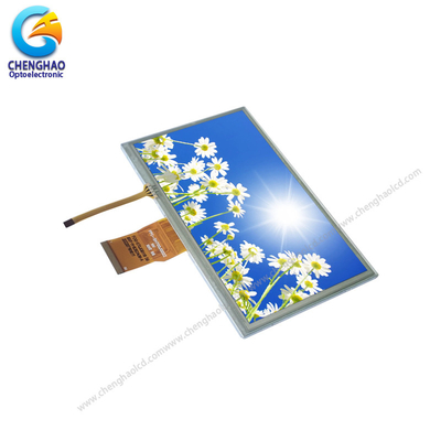 1024x600 HD Tft LCD 7.0 اینچ 24 بیت RGB 50 پین صفحه لمسی LCD کوچک