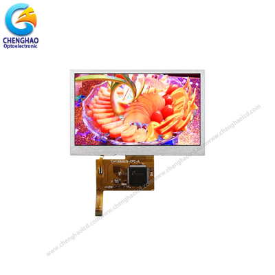 روشنایی بالا صفحه نمایش LCD IPS 4.3 اینچ 480x272 WQVGA 10pin SPI TFT LCD