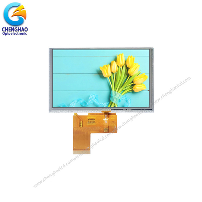 صفحه نمایش LCD 24 بیتی RGB 5 اینچ 480*800 صفحه نمایش LCD 40 پین IPS با TP
