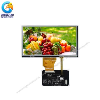 صفحه لمسی 7 اینچ 800 * 480 ماژول صفحه نمایش LCD با پنل لمسی مقاوم