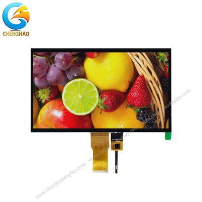 نور خورشید قابل خواندن صفحه لمسی IPS LCD 10.1 اینچ 1024 * 600 50Pin برای آسانسور