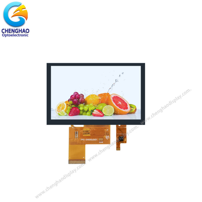 800*480 صفحه نمایش LCD TFT ظرفیت 5.0 اینچ 40pin Free Viewing Angle