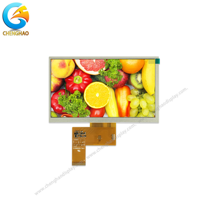 800x480 رزولوشن 7 اینچ صفحه نمایش LCD TFT 24 بیتی رابط RGB موازی