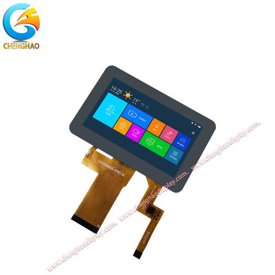 صفحه نمایش LCD 24 بیتی موازی RGB 4.3 اینچ 480x272 پیکسل صفحه نمایش LCD TFT 50pin