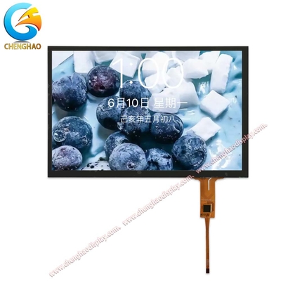 10.1 اینچ Tft Lcd Capacitive Touchscreen 40 Pin Fpc Connector یک صفحه لمسی ظرفیت 40 پین Fpc