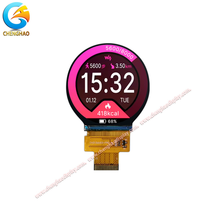 ST7701 2.1 اینچ دایره ای Tft صفحه نمایش LCD دور مانیتور LCD