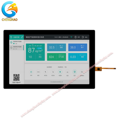 10صفحه نمایش ترانزیستور فیلمی نازک 1 اینچ 1280*800 رزولوشن صفحه نمایش LCD IPS با لمسی