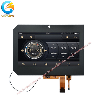 85/85/85/85 تمام زاویه مشاهده IPS TFT صفحه لمسی LCD 8 اینچ 1280x720 پیکسل