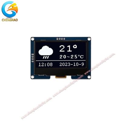 2.42 اینچ صفحه نمایش کوچک OLED رابط I2C 128 * 64 رزولوشن با 4 پین