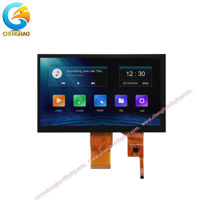 7-اینچ ظرفیت لمسی صفحه نمایش LCD وضوح 1024x600 نمایشگر برای FPC پین شماره 50 پین
