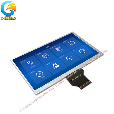 صفحه نمایش LCD سفارشی 7 اینچ 800*480 رزولوشن 50 پین رنگ Tft