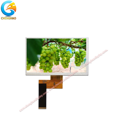 صفحه نمایش 800x480 نقطه WVGA TFT 7 اینچ پزشکی با رابط RGB 40 پین