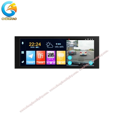 6.86 اینچ TFT LCD Capacitive Touchscreen 16M رنگ 1280*480 پیکسل LCD TFT سفارشی