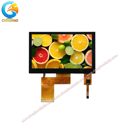 لمسی ظرفیت دار صفحه لمسی LCD کوچک 4.3 اینچ ماژول نمایش LCD IPS TFT