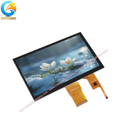 صفحه نمایش لمسی 7 اینچ 1024x600 پیکسل RGB رنگ LCD