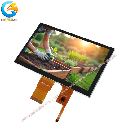 OEM صفحه نمایش لمسی 7 اینچی RGB 1024 * 600 IPS TFT صفحه نمایش LCD