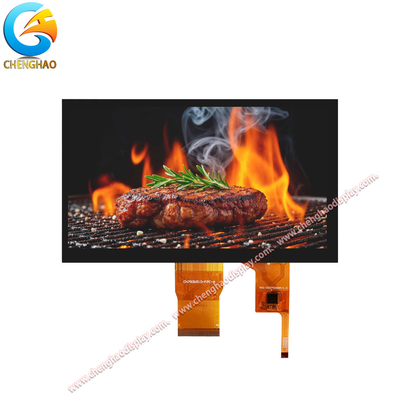 صفحه نمایش لمسی قابل خواندن نور خورشید 7 اینچ صفحه نمایش لمسی 1024x600 پیکسل ماژول LCD TFT