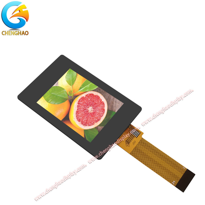 240*320 Spi Lcd ماژول 24pin 2 اینچ IPS صفحه نمایش TFT با پوشش شیشه ای سیاه