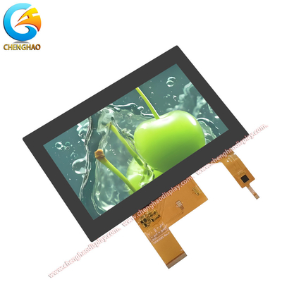 صفحه نمایش LCD RGB TFT 7 اینچی 40 پین رابط RGB با 800*480 پیکسل