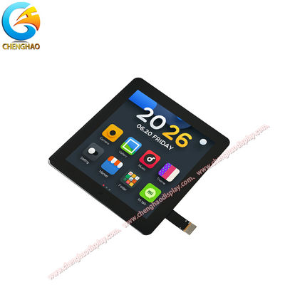 نمایشگر لمسی LCD مربع 480x480، 4 اینچ IPS TFT برای جعبه‌های 86
