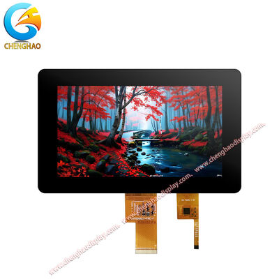 صفحه لمسی قابل خواندن نور خورشید 7 اینچ IPS TFT 1024x600 نمایشگر وسیع