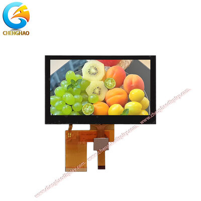 ماژول نمایشگر TFT LCD RGB 4.3 اینچی با رزولوشن 480x272 و پنل لمسی خازنی