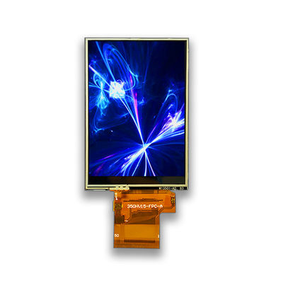 280cd/m2 3.5 اینچ صفحه لمسی LCD مقاوم 320*480 RGB 16 18 بیت