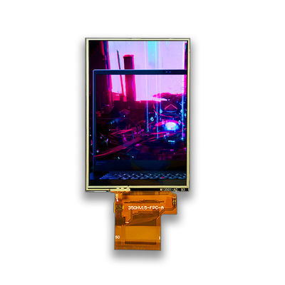 SPI 3.5 اینچ RTP 280cd/m2 صفحه نمایش LCD مقاوم 16 18 بیت