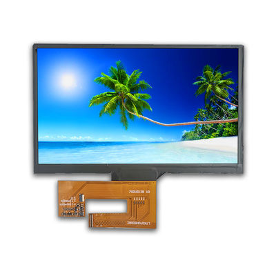 7 اینچ IPS LVDS صفحه لمسی LCD کوچک 1024x600 روشنایی LED سفید