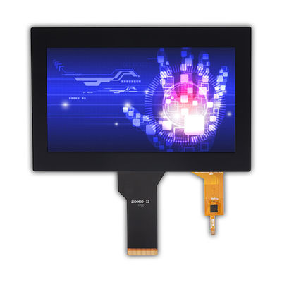 I2c Ctp 50 Pin TFT LCD Capacitive Touchscreen LED سفید 24 بیتی Rgb