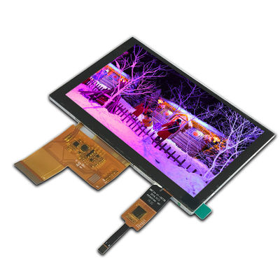 5 اینچ CTP Iso9001 ماژول صفحه لمسی LCD 800x480 24 بیت RGB