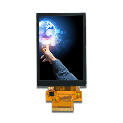 SPI 3.5in صفحه لمسی ماژول LCD Ctp Rgb Tft صفحه نمایش پانل چند لمسی