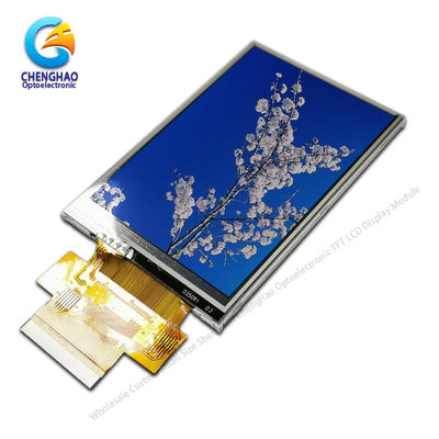ISO9001 300cd/M2 Tft LCD Panel Screen Thin Film SPI MCU ST7789V