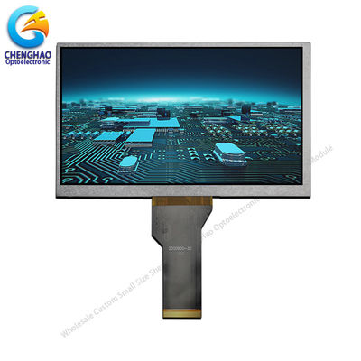 800x480 ماژول LCD متریکس نقطه ای ISO9001 24 بیت Rgb Mipi روشنایی LED سفید