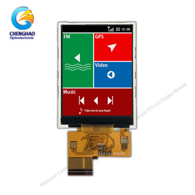 SPI MCU Rgb 300nits TFT LCD Screen 2.8 
