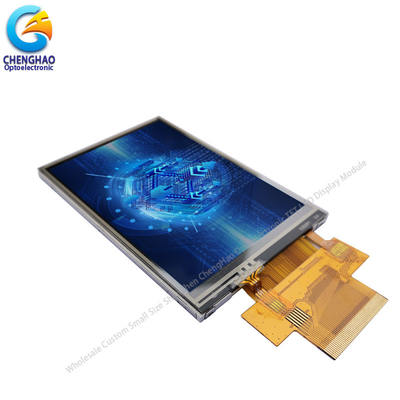 3صفحه لمسی مقاوم TFT ۵ اینچی ۳۲۰*۴۸۰ نقطه با رابط RGB ۱۸ بیتی