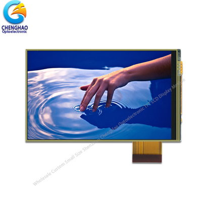 300cd/M2 نمایشگر LCD مقاوم 480×854 IPS انتقال دهنده با Rtp