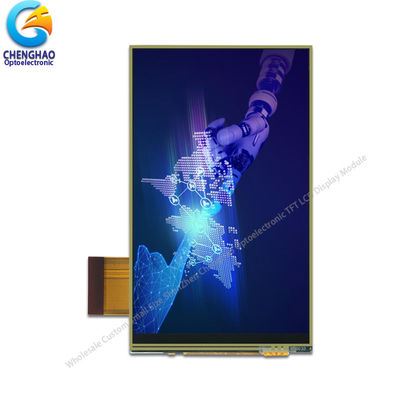 مانیتور نمایش LCD صنعتی SPI 24 بیتی RGB 300cd/m2